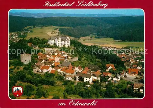 AK / Ansichtskarte Lichtenberg_Odenwald Fliegeraufnahme Lichtenberg Odenwald