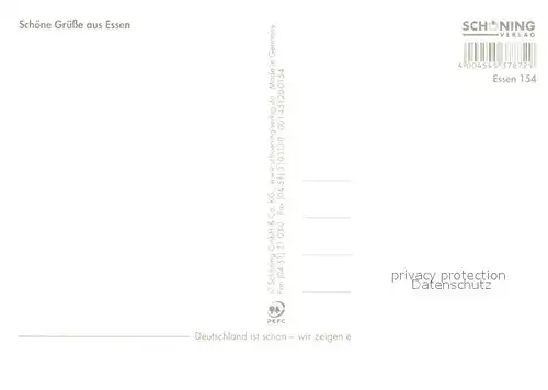 AK / Ansichtskarte Essen_Ruhr Wasserschloss Borbeck Villa Huegel Hotel Handelshof Foerderturm Essen_Ruhr