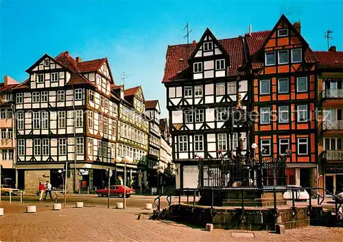 AK / Ansichtskarte Hannover Holzmarkt Oskar Winter Brunnen Altstadt Hannover