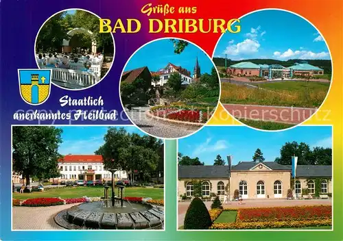 AK / Ansichtskarte Driburg_Bad Kuranlagen Driburg_Bad