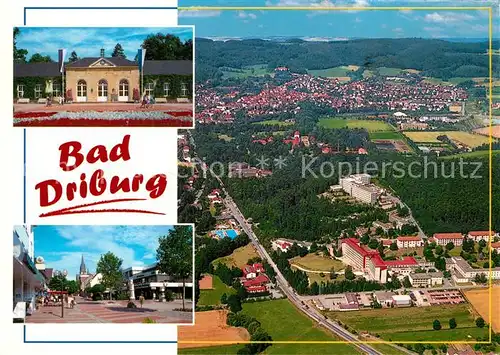 AK / Ansichtskarte Driburg_Bad Fliegeraufnahme Kuranlagen Driburg_Bad