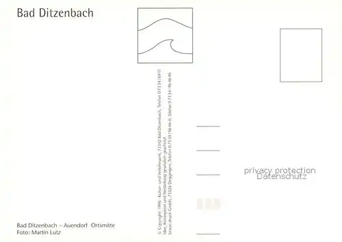 AK / Ansichtskarte Ditzenbach_Bad Auendorf Bach Ditzenbach_Bad