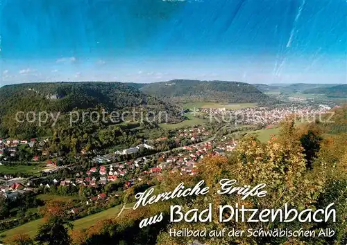 AK / Ansichtskarte Ditzenbach_Bad Panorama Ditzenbach_Bad
