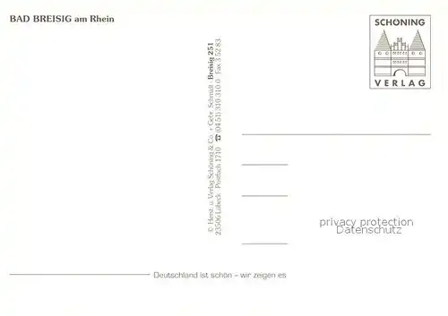 AK / Ansichtskarte Breisig_Bad Kurpark Fachwerk Panorama Breisig_Bad