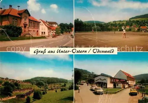 AK / Ansichtskarte Unter Ostern Tennisplatz Ortsansichten Unter Ostern