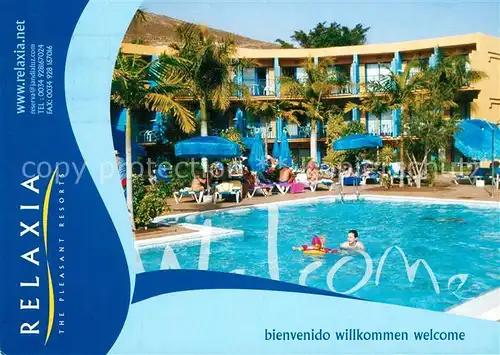 AK / Ansichtskarte Morro_Jable Apartamentos Jandia Luz Piscina Swimming Pool Morro_Jable