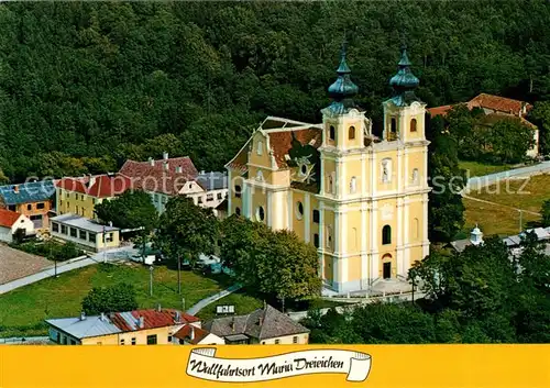 AK / Ansichtskarte Maria_Dreieichen Basilika 18. Jhdt. Fliegeraufnahme Maria Dreieichen