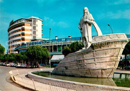 AK / Ansichtskarte Abano_Terme Zona Residenziale Monumento a Cristoforo Colombo ed Hotel Ambassador Abano Terme