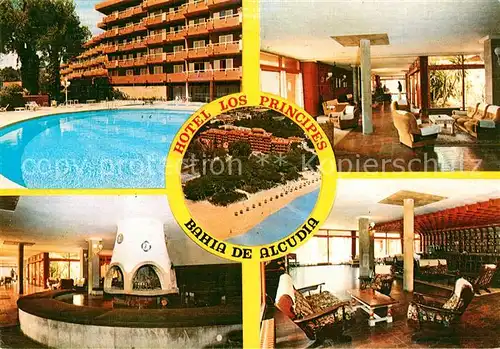 AK / Ansichtskarte Bahia_de_Alcudia Hotel Los Principes Swimming Pool Bahia_de_Alcudia