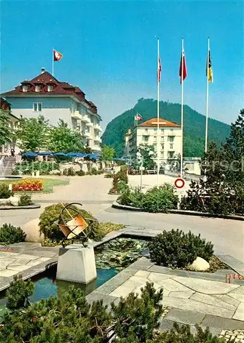 AK / Ansichtskarte Buergenstock Park  und Palace Hotel Buergenstock