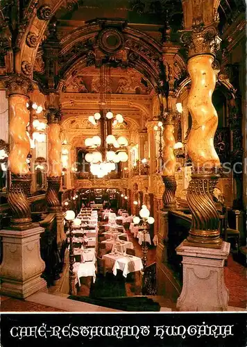 AK / Ansichtskarte Budapest Cafe Restaurant Hungaria Lenin Koerut Budapest