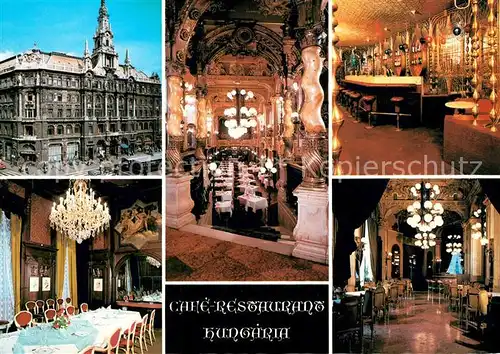 AK / Ansichtskarte Budapest Cafe Restaurant Hungaria Lenin Koerut Budapest