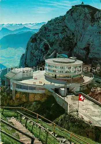 AK / Ansichtskarte Pilatus_Kulm Hotel Bellevue Pilatus_Kulm