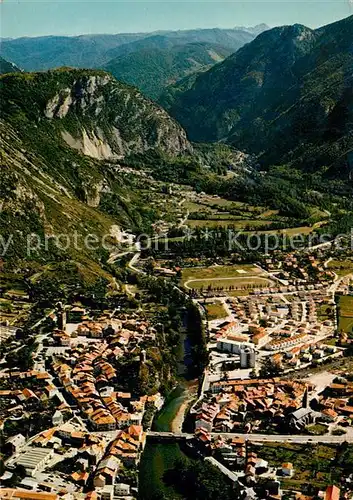 AK / Ansichtskarte Tarascon sur Ariege Fliegeraufnahme Tarascon sur Ariege