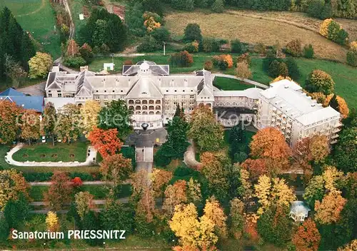 AK / Ansichtskarte Jesenik Fliegeraufnahme Sanatorium Priessnitz Jesenik