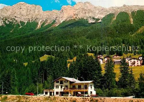 AK / Ansichtskarte Soraga_Trentino_Dolomiten Pension Carmen Val di Fassa Soraga_Trentino_Dolomiten