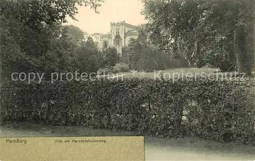 AK / Ansichtskarte Hamburg Villa am Harvestehuderweg Hamburg