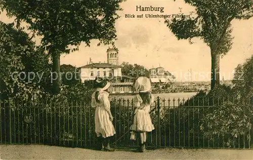 AK / Ansichtskarte Hamburg Blick auf Uhlenhorster Faehrhaus Hamburg