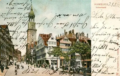 AK / Ansichtskarte Hamburg Schaarmarkt Hamburg