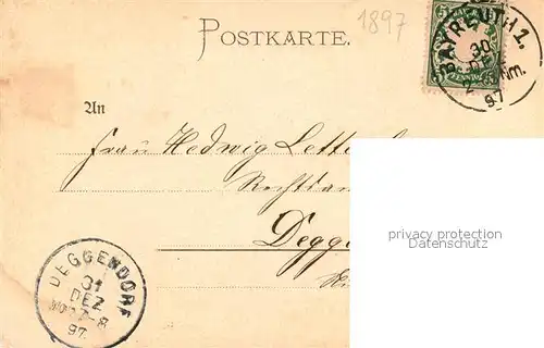 AK / Ansichtskarte Bayreuth Villa Wahnfried Bayreuth