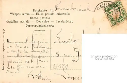 AK / Ansichtskarte Lindau_Bodensee Hafeneinfahrt mit Loewenstandbild Lindau Bodensee