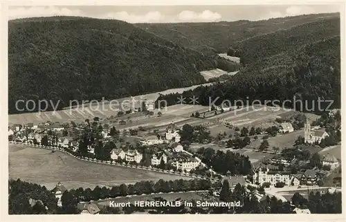 AK / Ansichtskarte Herrenalb_Schwarzwald Panorama 