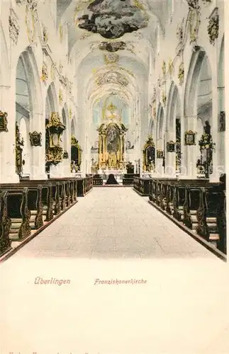 AK / Ansichtskarte ueberlingen_Bodensee Franziskanerkirche ueberlingen Bodensee