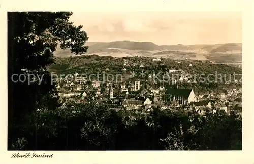 AK / Ansichtskarte Schwaebisch_Gmuend Panorama Schwaebisch Gmuend