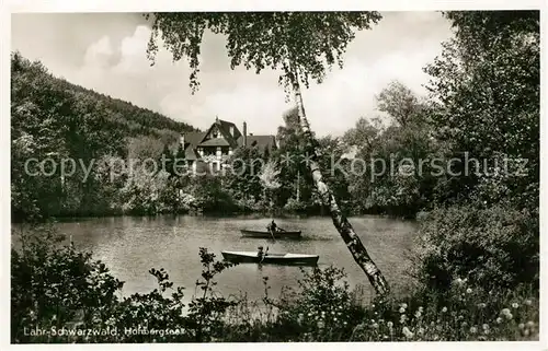 AK / Ansichtskarte Lahr_Baden Hohbergsee Lahr_Baden