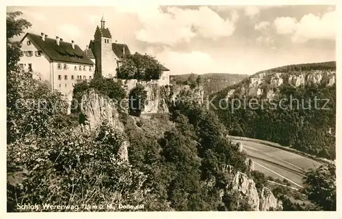 AK / Ansichtskarte Donautal Schloss Werenwag Donautal