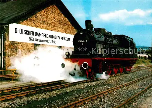 AK / Ansichtskarte Neuenmarkt Deutsches Dampflokomotiv Museum Preussische Lok 78 Neuenmarkt