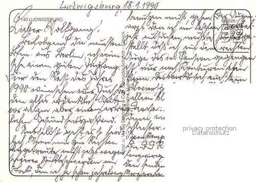 AK / Ansichtskarte Ludwigsburg_Wuerttemberg Schloss Kurklinik Kirche  Ludwigsburg Wuerttemberg