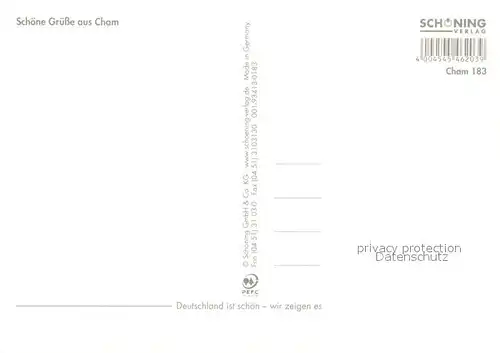 AK / Ansichtskarte Cham_Oberpfalz Sankt Jakob Am REgen Biertor Cham Oberpfalz