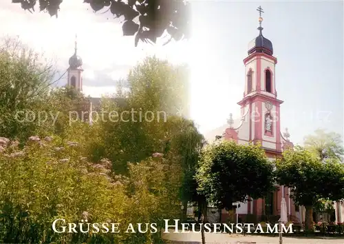 AK / Ansichtskarte Heusenstamm Kirche Sankt Caecilia Heusenstamm