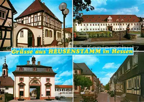 AK / Ansichtskarte Heusenstamm Unnergass Torbau Schloss Heusenstamm