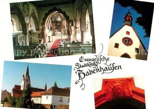 AK / Ansichtskarte Babenhausen_Hessen Evangelische Stadtkirche Residenzkirche  Babenhausen Hessen