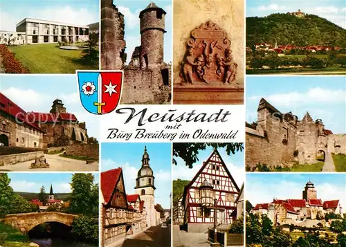 AK / Ansichtskarte Neustadt_Odenwald Burg Breuberg Neustadt_Odenwald