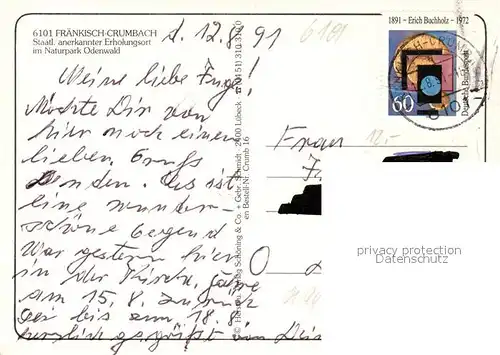 AK / Ansichtskarte Fraenkisch Crumbach Burgruine Rodenstein Freischwimmbad Dorfschmiede Panorama Fraenkisch Crumbach