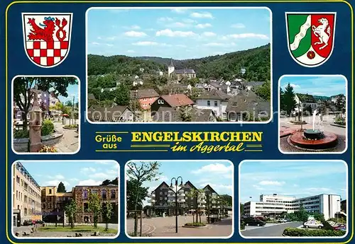 AK / Ansichtskarte Engelskirchen Panorama Brunnen Stadtansichten Engelskirchen