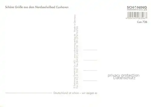 AK / Ansichtskarte Cuxhaven_Nordseebad Leuchtturm Alte Liebe Wasserturm Doese Kugelbake Sahlenburg Cuxhaven_Nordseebad