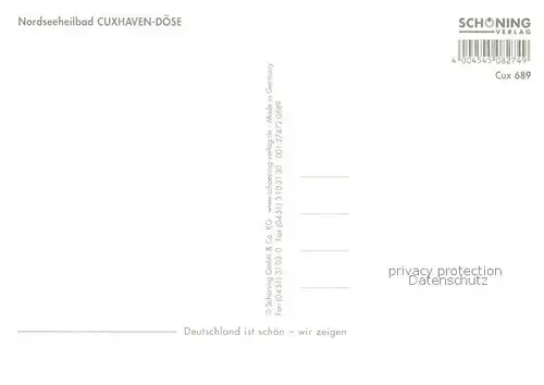 AK / Ansichtskarte Cuxhaven_Doese_Nordseebad Fliegeraufnahme Strand Uferpromenade Kugelbake Gaensedenkmal Cuxhaven_Doese_Nordseebad