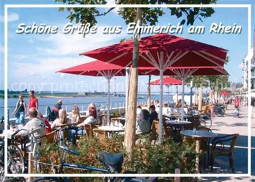 AK / Ansichtskarte Emmerich_Rhein Rheinpromenade Emmerich Rhein