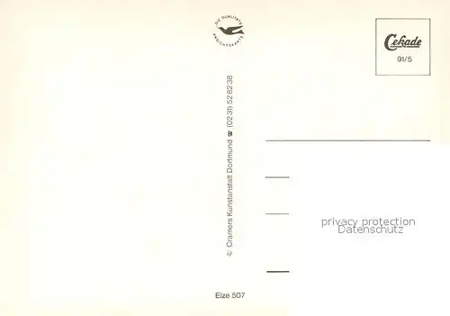 AK / Ansichtskarte Elze_Wedemark Rathaus Kriegerdenkmal Marienburg Flugaufnahme Elze Wedemark