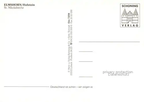 AK / Ansichtskarte Elmshorn Nikolaikirche Elmshorn