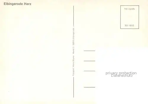 AK / Ansichtskarte Elbingerode_Harz Rathaus Panorama  Elbingerode Harz