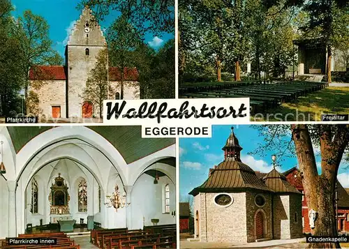 AK / Ansichtskarte Eggerode Gnadenkapelle Pfarrkirche Altarraum Eggerode