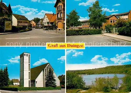 AK / Ansichtskarte Duingen Tie Kirche Schule Duingen