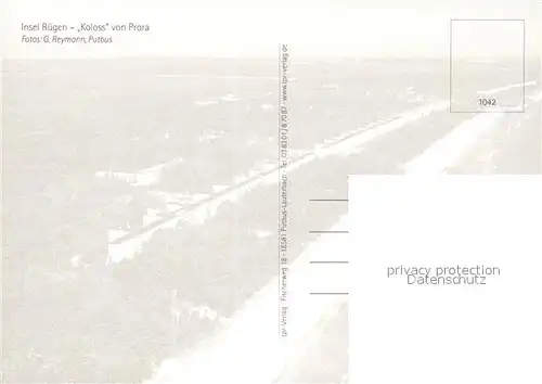 AK / Ansichtskarte Prora_Ruegen Koloss Fliegeraufnahme  Prora Ruegen