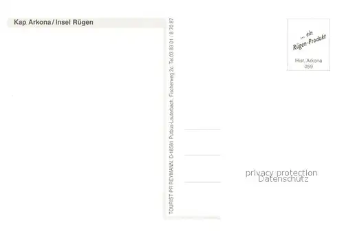 AK / Ansichtskarte Kap_Arkona Fliegeraufnahme Chronik Kap_Arkona