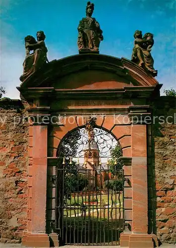 AK / Ansichtskarte Seligenstadt_Hessen Portal Klostergarten Seligenstadt_Hessen